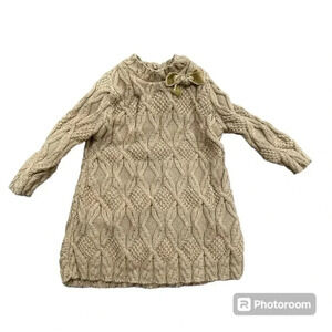 Max studio knitted dress with bow 3-6m